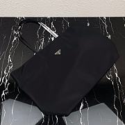 Forubags Prada Re-Nylon and Saffiano Leather Tote Bag Black - 1BG107 – 40×34x16 cm - 3