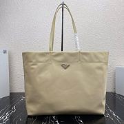 Forubags Prada Re-Nylon and Saffiano Leather Tote Bag Desert Beige - 1BG107 – 40×34x16 cm - 1