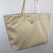 Forubags Prada Re-Nylon and Saffiano Leather Tote Bag Desert Beige - 1BG107 – 40×34x16 cm - 3