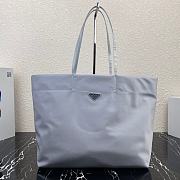 Forubags Prada Re-Nylon and Saffiano Leather Tote Bag Cornflower Blue - 1BG107 – 40×34x16 cm - 1