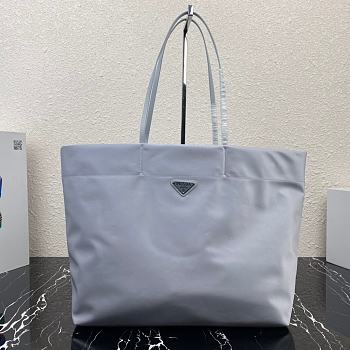 Forubags Prada Re-Nylon and Saffiano Leather Tote Bag Cornflower Blue - 1BG107 – 40×34x16 cm