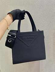 Forubags Prada Drill Tote Bag Black - 1BG382 – 26×23.5x9 cm - 6
