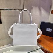 Forubags Prada Drill Tote Bag White - 1BG382 – 26×23.5x9 cm - 4