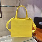 Forubags Prada Drill Tote Bag Sunny Yellow - 1BG382 – 26×23.5x9 cm - 5