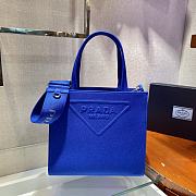 Forubags Prada Drill Tote Bag Light Blue - 1BG382 – 26×23.5x9 cm - 2