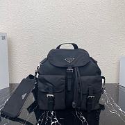 Forubags Prada Medium Nylon Backpack Black - 1BZ811 – 32×30x15 cm - 1