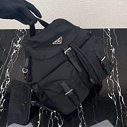 Forubags Prada Medium Nylon Backpack Black - 1BZ811 – 32×30x15 cm - 3