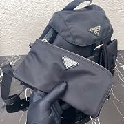 Forubags Prada Medium Nylon Backpack Black - 1BZ811 – 32×30x15 cm - 4