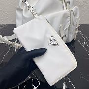 Forubags Prada Medium Nylon Backpack White - 1BZ811 – 32×30x15 cm - 6