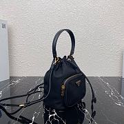Forubags Prada Tessuto Nero Black Nylon and Saffiano Leather Black - 1N1864 – 23×18×12 cm - 4