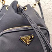 Forubags Prada Tessuto Nero Black Nylon and Saffiano Leather Black - 1N1864 – 23×18×12 cm - 6