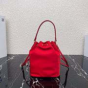 Forubags Prada Tessuto Nero Black Nylon and Saffiano Leather Red - 1N1864 – 23×18×12 cm - 5