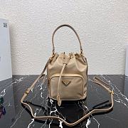 Forubags Prada Tessuto Nero Black Nylon and Saffiano Leather Beige - 1N1864 – 23×18×12 cm - 1