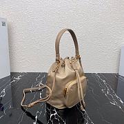 Forubags Prada Tessuto Nero Black Nylon and Saffiano Leather Beige - 1N1864 – 23×18×12 cm - 3