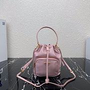 Forubags Prada Tessuto Nero Black Nylon and Saffiano Leather Pink - 1N1864 – 23×18×12 cm - 1