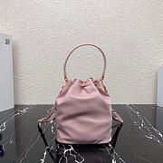 Forubags Prada Tessuto Nero Black Nylon and Saffiano Leather Pink - 1N1864 – 23×18×12 cm - 5