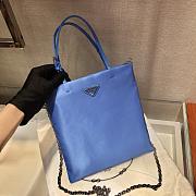 Forubags Prada Nylon Leather Handbag Blue - 1BA252 – 22×23 cm - 5