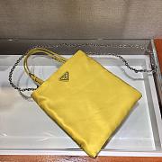 Forubags Prada Nylon Leather Handbag Yellow - 1BA252 – 22×23 cm - 3