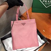 Forubags Prada Nylon Leather Handbag Pink - 1BA252 – 22×23 cm - 5