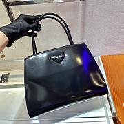 Forubags Prada Brushed Leather Handbag Black - 1BA328 – 31x14.5×23 cm - 5