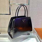 Forubags Prada Brushed Leather Handbag Black - 1BA328 – 31x14.5×23 cm - 4