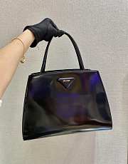Forubags Prada Brushed Leather Handbag Black - 1BA328 – 31x14.5×23 cm - 2