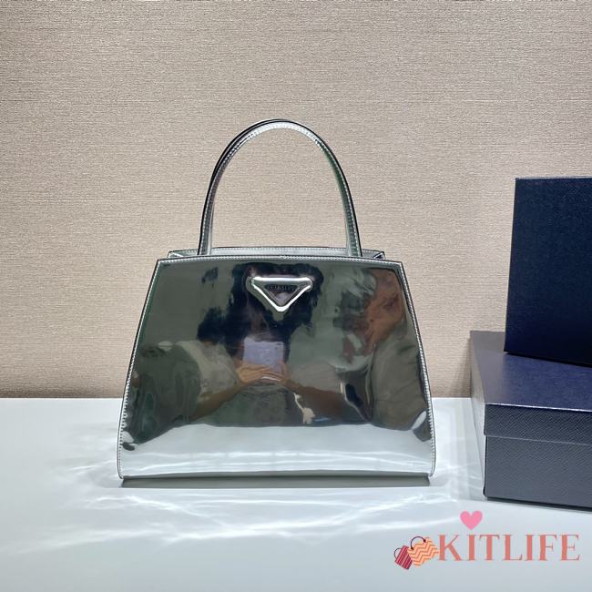 Forubags Prada Brushed Leather Handbag - 1BA328 – 31x14.5×23 cm - 1