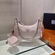 Forubags Prada Re-Edition 2005 Nylon Shoulder Bag Cornflower Pink - 1BH204 – 22x12×6 cm - 1