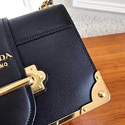 Forubags Prada Cahier Leather Bag Black - 1BD045 – 19x14×9 cm - 6