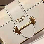 Forubags Prada Cahier Leather Bag White - 1BD045 – 19x14×9 cm - 2