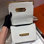 Forubags Prada Cahier Leather Bag White - 1BD045 – 19x14×9 cm - 4