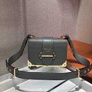 Forubags Prada Cahier Leather Bag Grey - 1BD045 – 19x14×9 cm - 4