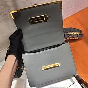 Forubags Prada Cahier Leather Bag Grey - 1BD045 – 19x14×9 cm - 6