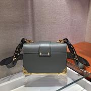 Forubags Prada Cahier Leather Bag Grey - 1BD045 – 19x14×9 cm - 5