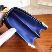 Forubags Prada Cahier Leather Bag Sea Blue/ Black - 1BD045 – 19x14×9 cm - 5
