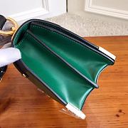 Forubags Prada Cahier Leather Bag Green/ Black - 1BD045 – 19x14×9 cm - 2