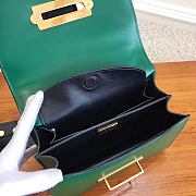 Forubags Prada Cahier Leather Bag Green/ Black - 1BD045 – 19x14×9 cm - 3