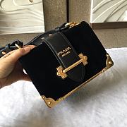 Forubags Prada Cahier Velvet Leather Black - 1BD045 – 20x14×8.5 cm - 2