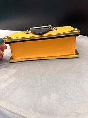 Forubags Prada Cahier Leather Mini Yellow - 1BH018 – 18x11.5×4 cm - 3