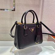 Forubags Prada Galleria Saffiano Leather Micro-Bag  Black- 1BA906 – 20x15×9.5 cm - 6