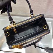Forubags Prada Galleria Saffiano Leather Micro-Bag  Black- 1BA906 – 20x15×9.5 cm - 3