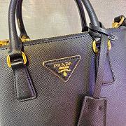 Forubags Prada Galleria Saffiano Leather Micro-Bag  Black- 1BA906 – 20x15×9.5 cm - 2
