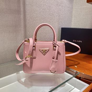 Forubags Prada Galleria Saffiano Leather Micro-Bag Petal Pink - 1BA906 – 20x15×9.5 cm