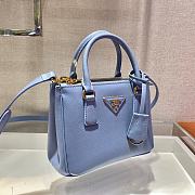 Forubags Prada Galleria Saffiano Leather Micro-Bag Astral Blue - 1BA906 – 20x15×9.5 cm - 6