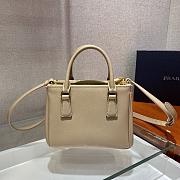 Forubags Prada Galleria Saffiano Leather Micro-Bag Cameo Beige- 1BA906 – 20x15×9.5 cm - 2