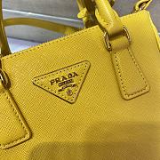 Forubags Prada Galleria Saffiano Leather Micro-Bag Sunny Yellow - 1BA906 – 20x15×9.5 cm - 4