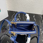 Forubags Prada Galleria Saffiano Leather Micro-Bag Blue- 1BA906 – 20x15×9.5 cm - 5