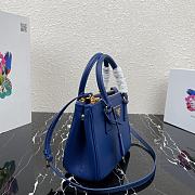 Forubags Prada Galleria Saffiano Leather Micro-Bag Blue- 1BA906 – 20x15×9.5 cm - 4