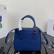 Forubags Prada Galleria Saffiano Leather Micro-Bag Blue- 1BA906 – 20x15×9.5 cm - 3