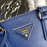Forubags Prada Galleria Saffiano Leather Micro-Bag Blue- 1BA906 – 20x15×9.5 cm - 2